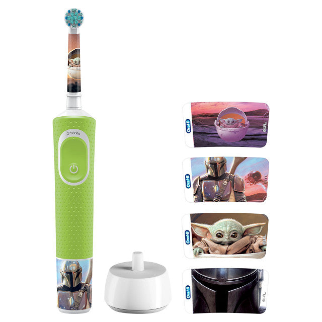 Oral-B Pixar Mandalorian Kids Electric Toothbrush Bundle