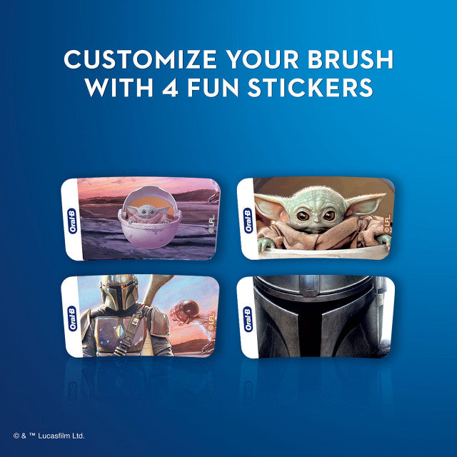 Oral-B Pixar Mandalorian Kids Electric Toothbrush Bundle