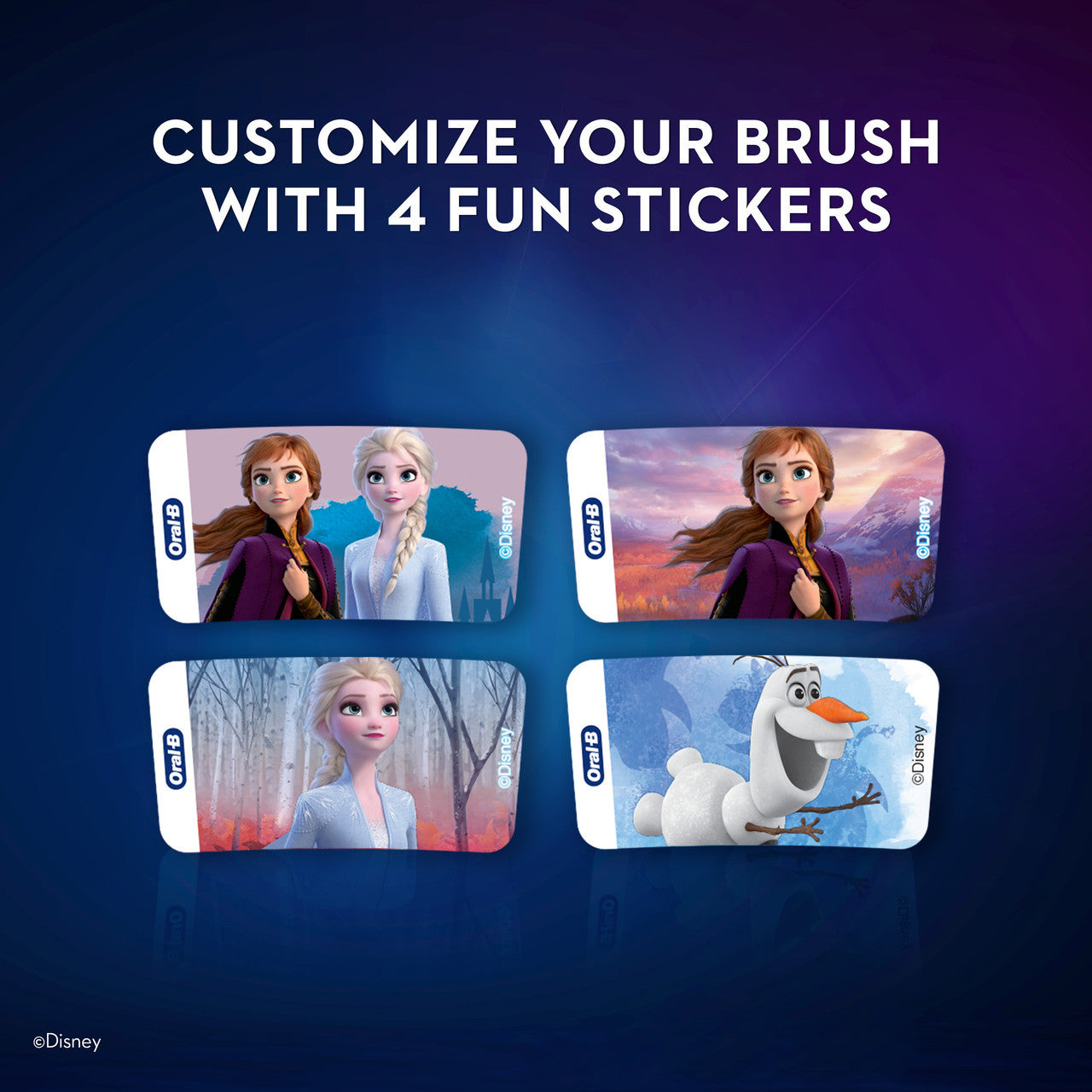 Oral-B Family Pack featuring iO2 + Disney's Frozen, Night Black
